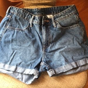 Denim shorts